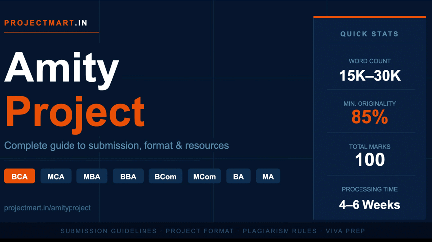 Amity Project Submission: Official Rules, Research Standards and What Students Need to Know