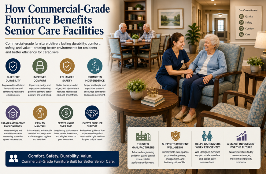 How Commercial-Grade Furniture Benefits Senior Care Facilities